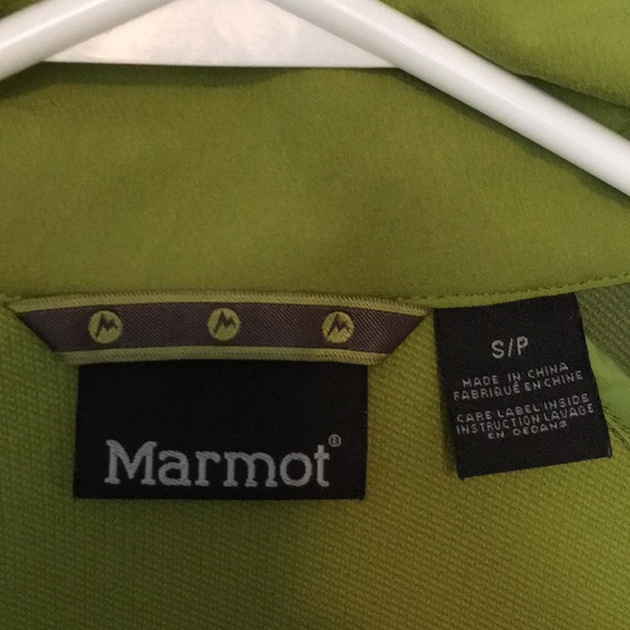 Marmot soft shell jacket, small, green - Picture 3 of 4
